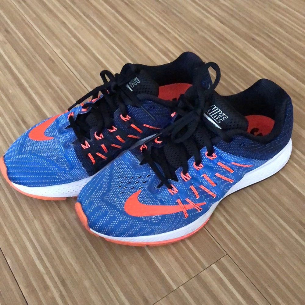 Women’s Nike Zoom Elite 7M Blue, Neon & Black